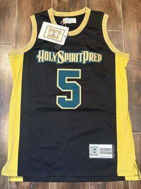Authentic Classics Anthony Edwards Holy Spirit Prep #5 High SchoolJersey